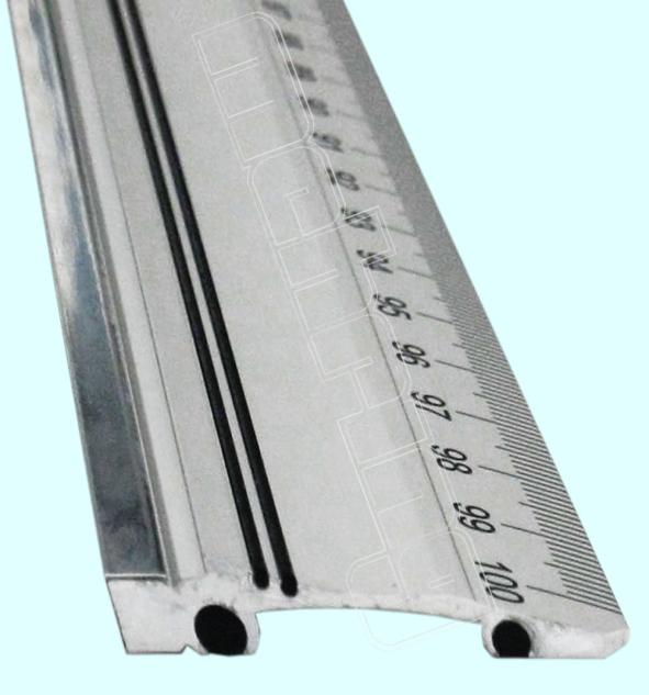 Aluminiumlineal, 100 cm 