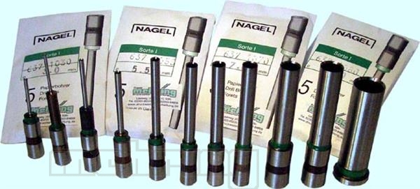 Sonderpapierbohrer (Hochleistungsstahl) grüne Farbkodierung Gesamtlänge 80 mm 