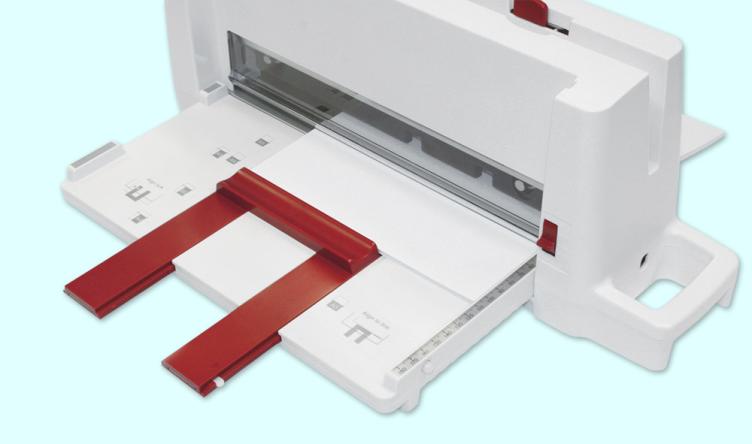 IDEAL 3006 Stapelschneider manuell, 300 mm Schnittlänge, LED-Schnittandeuter 