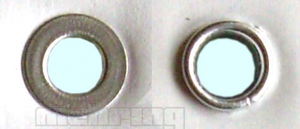 Hang Ösen Alu für PunchNbind, 5,5 mm Innendurchmesser, 1 VE = 100 Stk. 