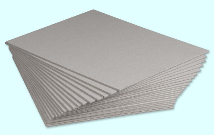 FASTBIND Graupappe für Hardcover/Ordner 
