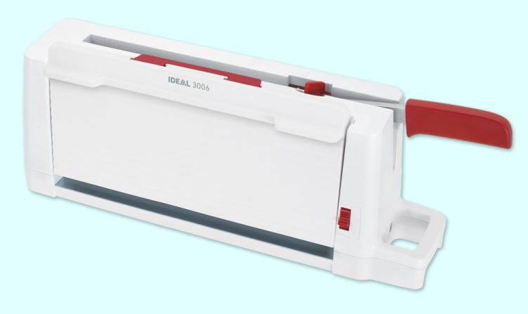 IDEAL 3006 Stapelschneider manuell, 300 mm Schnittlänge, LED-Schnittandeuter 